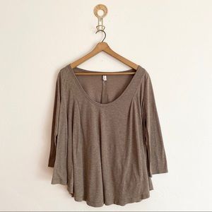Free People Top with Pleating